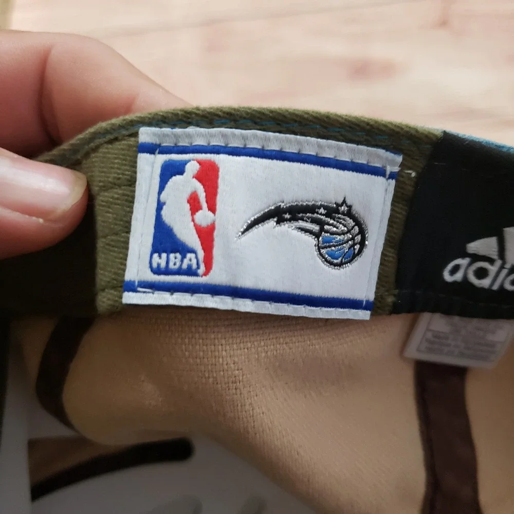 Orlando Magic Hat Cap Strap Back Blue Adjustable Men NBA Basketball Adidas Denim